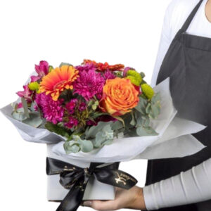 Orange Gerbera Daisies, Orange Roses, – Harrisdale