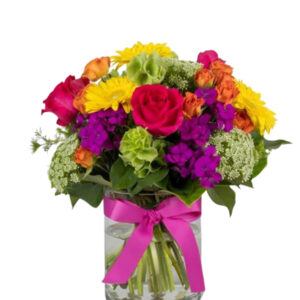 Vibrant Bliss Vase Arrangement – Harrisdale