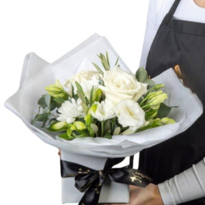 Classic White Box Bouquet – Harrisdale