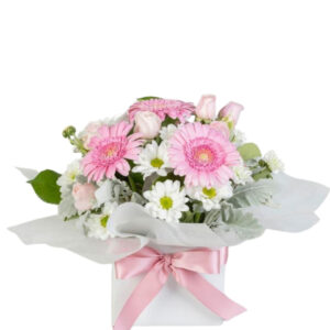 Pink Delight Box Arrangement – Harrisdale