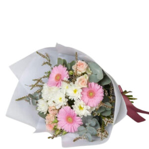 Pastel Charm Hand-Tied Bouquet – Harrisdale