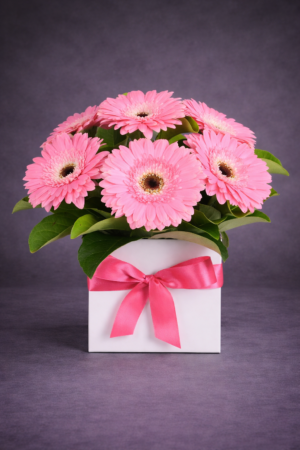 Vibrant Flower Bouquet in Gift Box – Joyful Flowers Harrisdale WA